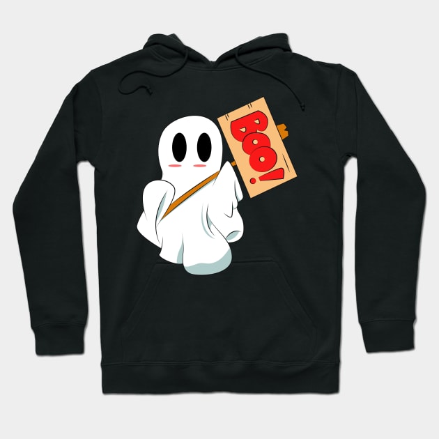 Halloween Sweet Ghost Boo Hoodie by Marsimoto